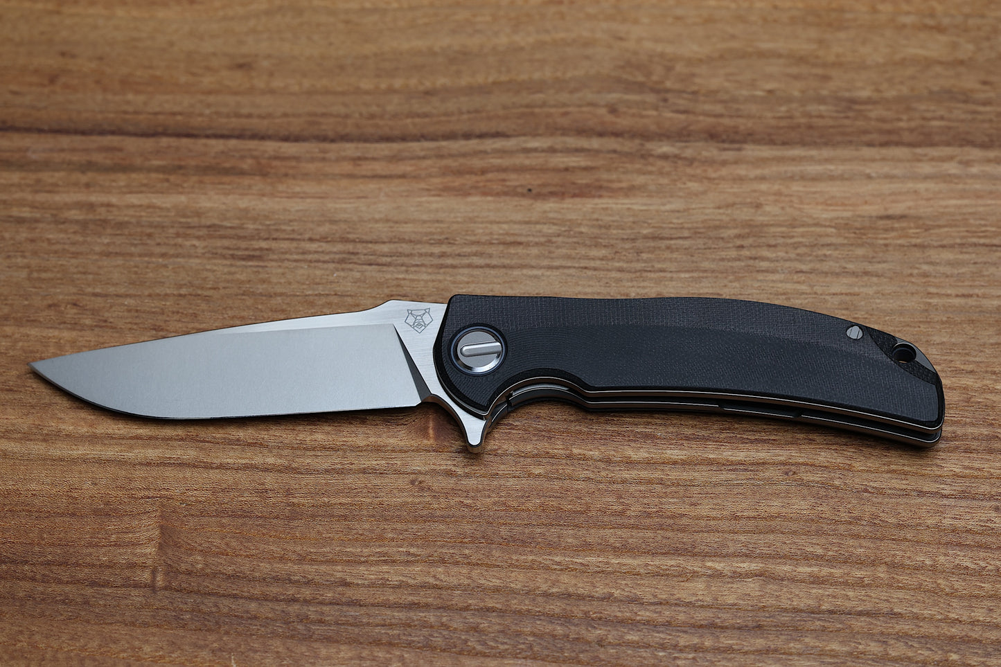 SHIROGOROV “LIMITED EDITION” RJ MARTIN DESIGN SOFT OVERKILL – M398 BLADE – BLACK CANVAS MICARTA HANDLE – RBS