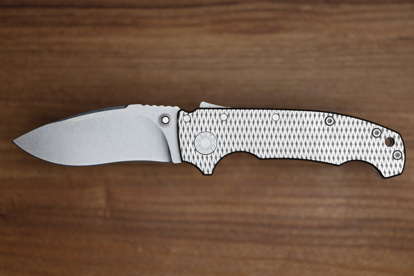 DEMKO KNIVES MG AD20 W/ TEXTURED TITANIUM HANDLES & CPM-3V KOPIS
