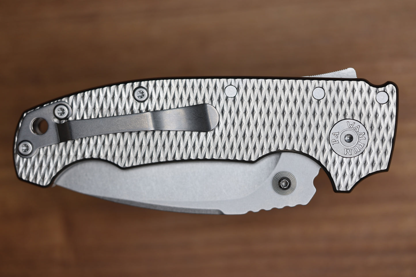DEMKO KNIVES MG AD20 W/ TEXTURED TITANIUM HANDLES & CPM-3V KOPIS