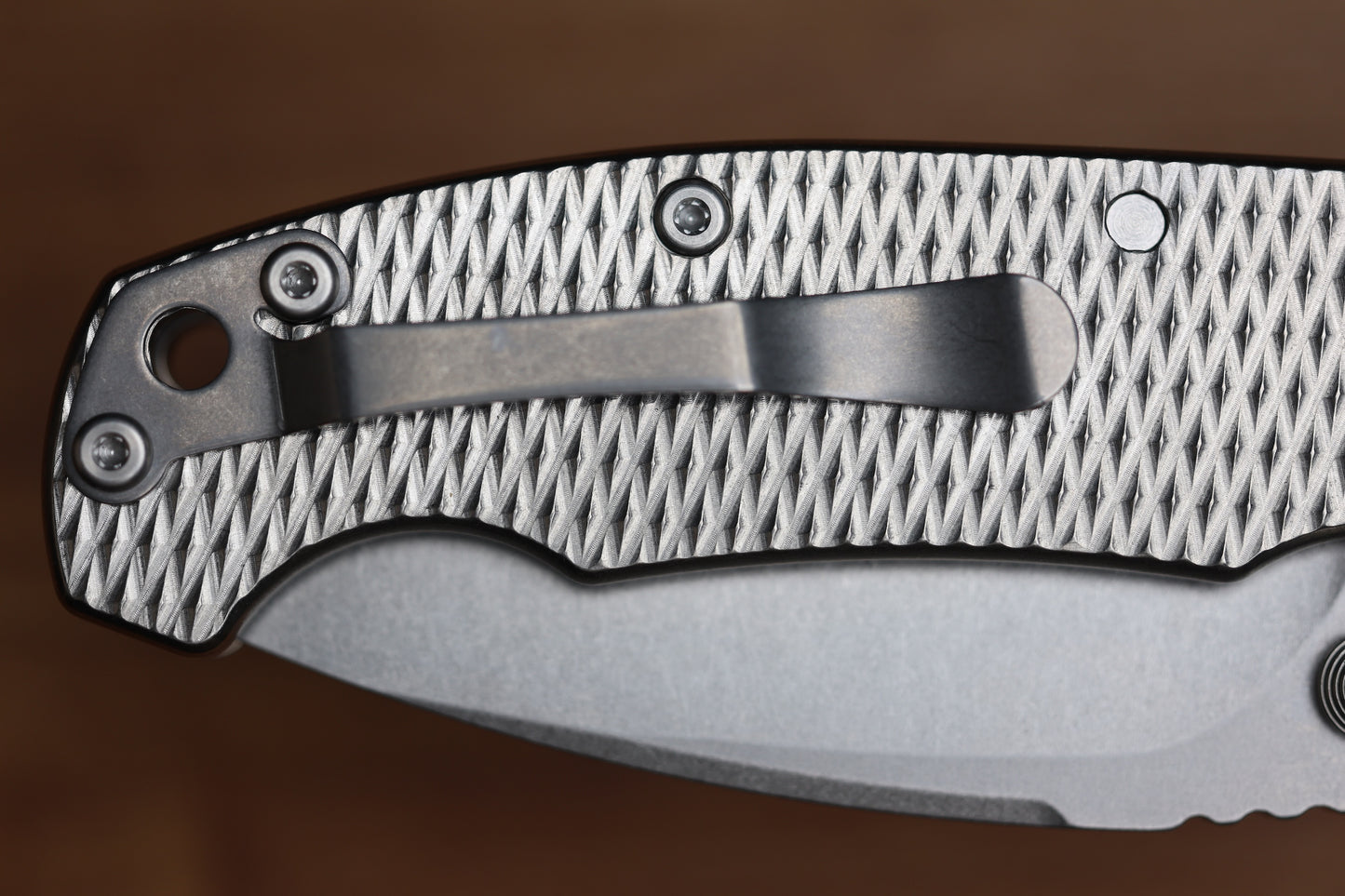 DEMKO KNIVES MG AD20 W/ TEXTURED TITANIUM HANDLES & CPM-3V KOPIS