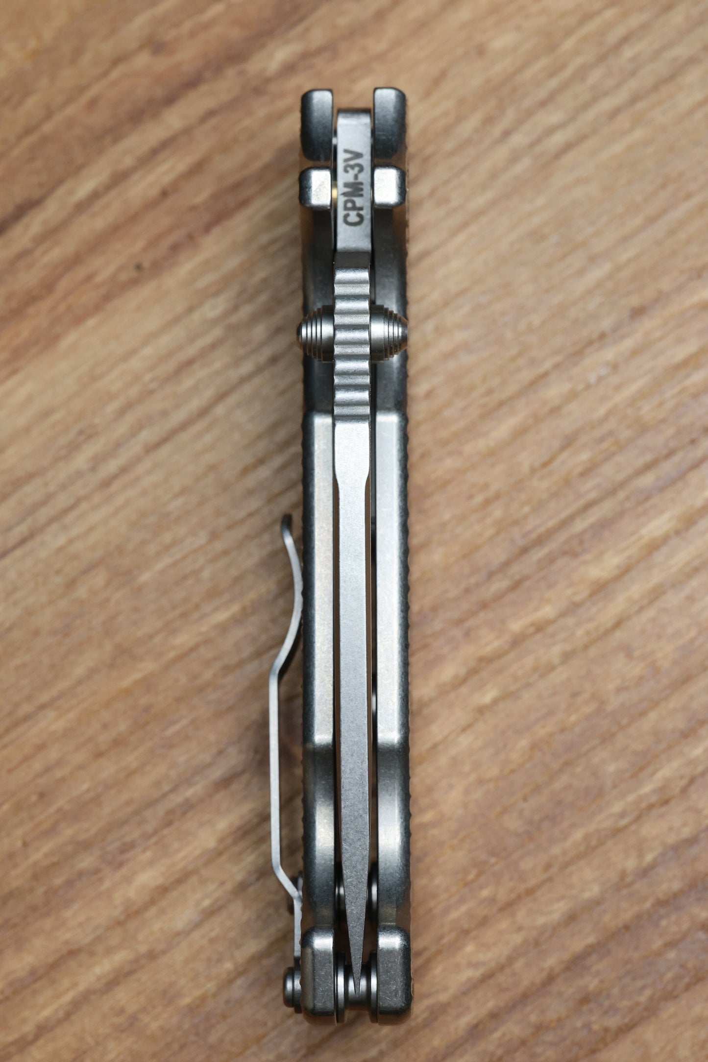 DEMKO KNIVES MG AD20 W/ TEXTURED TITANIUM HANDLES & CPM-3V KOPIS