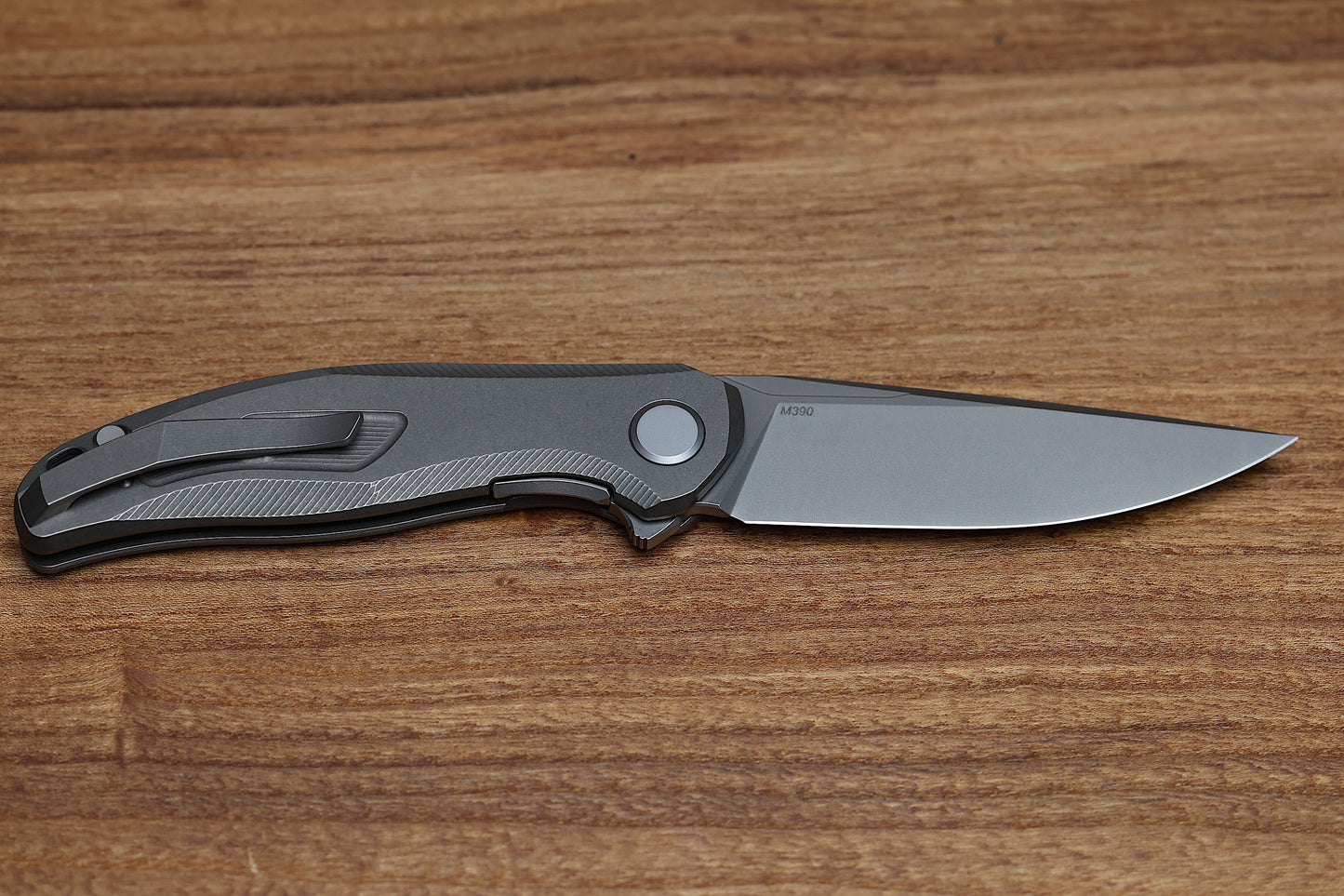 SHIROGOROV STELLAR – TITANIUM HANDLE – M390 BLADE – MRBS