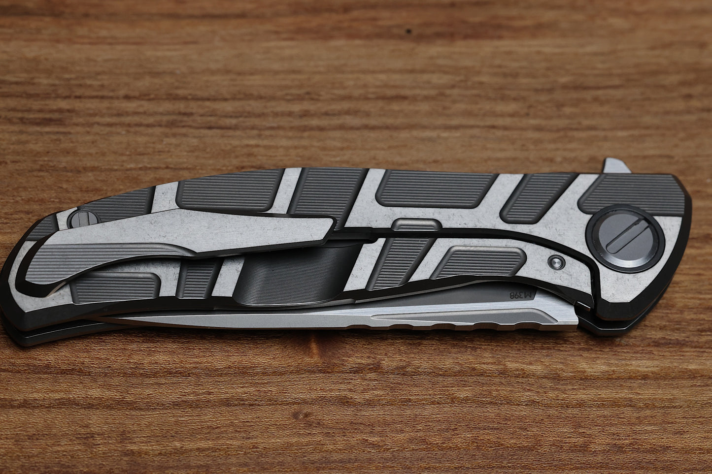 SHIROGOROV CUSTOM DIVISION F95T – TITANIUM HANDLE – M398 BLADE – SRRBS