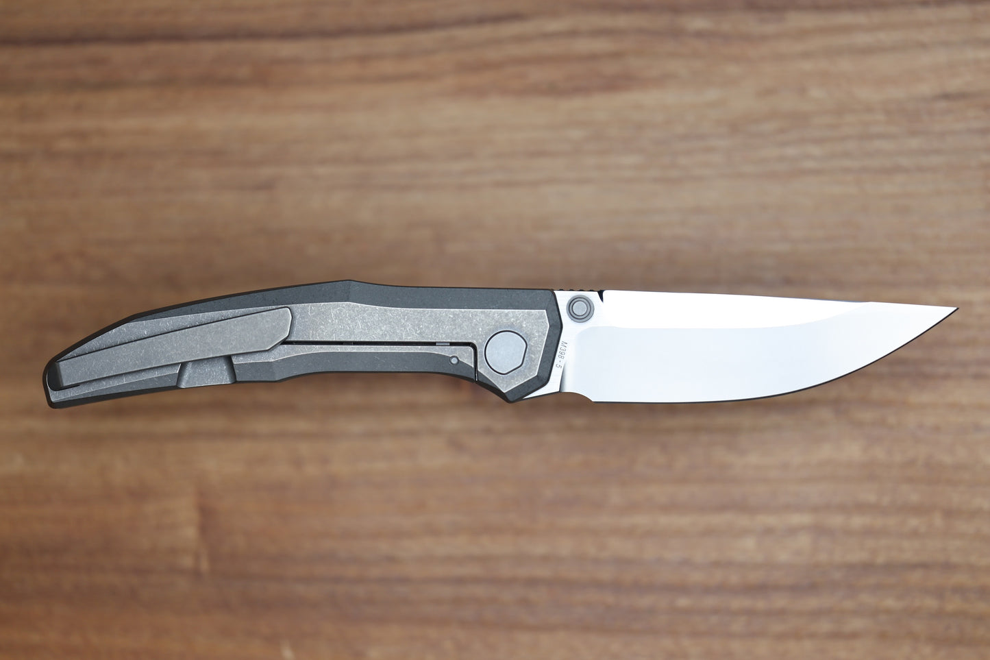 CUSTOM KNIFE FACTORY TNT TITANIUM HANDLES M398 BLADE