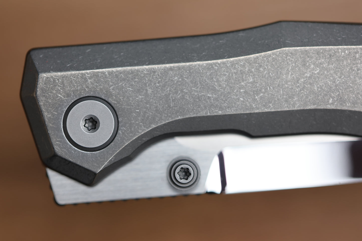 CUSTOM KNIFE FACTORY TNT TITANIUM HANDLES M398 BLADE