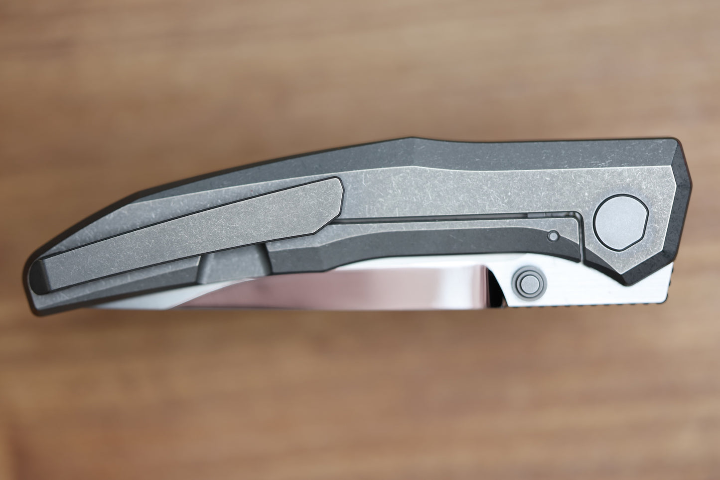 CUSTOM KNIFE FACTORY TNT TITANIUM HANDLES M398 BLADE