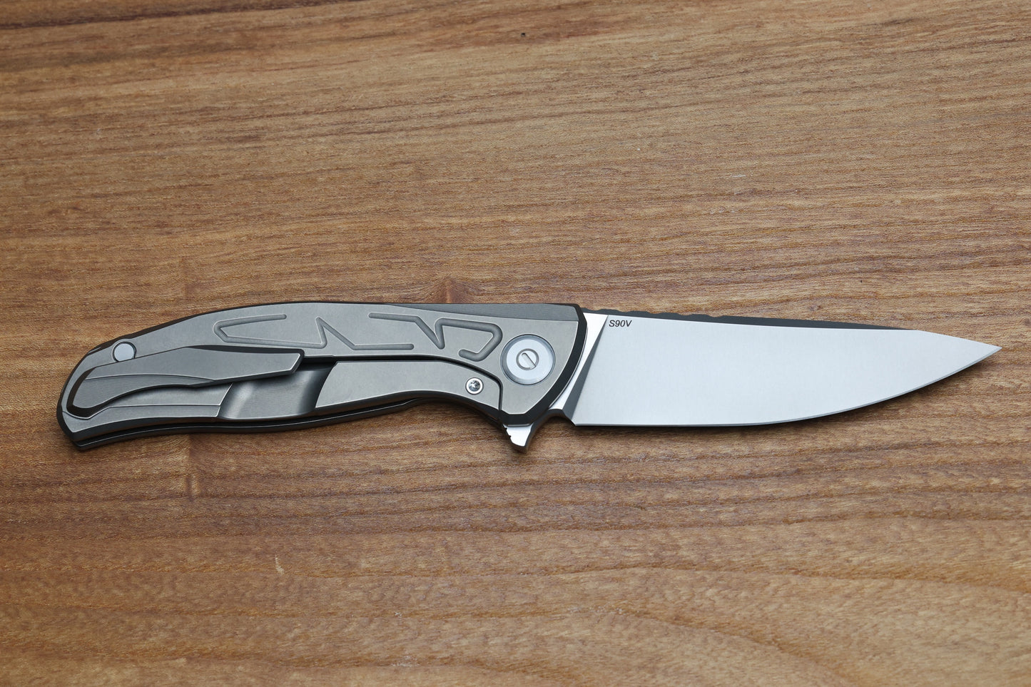 SHIROGOROV KNIVES F95 BRACES - S90V BLADE - TITANIUM HANDLE - WASHERS