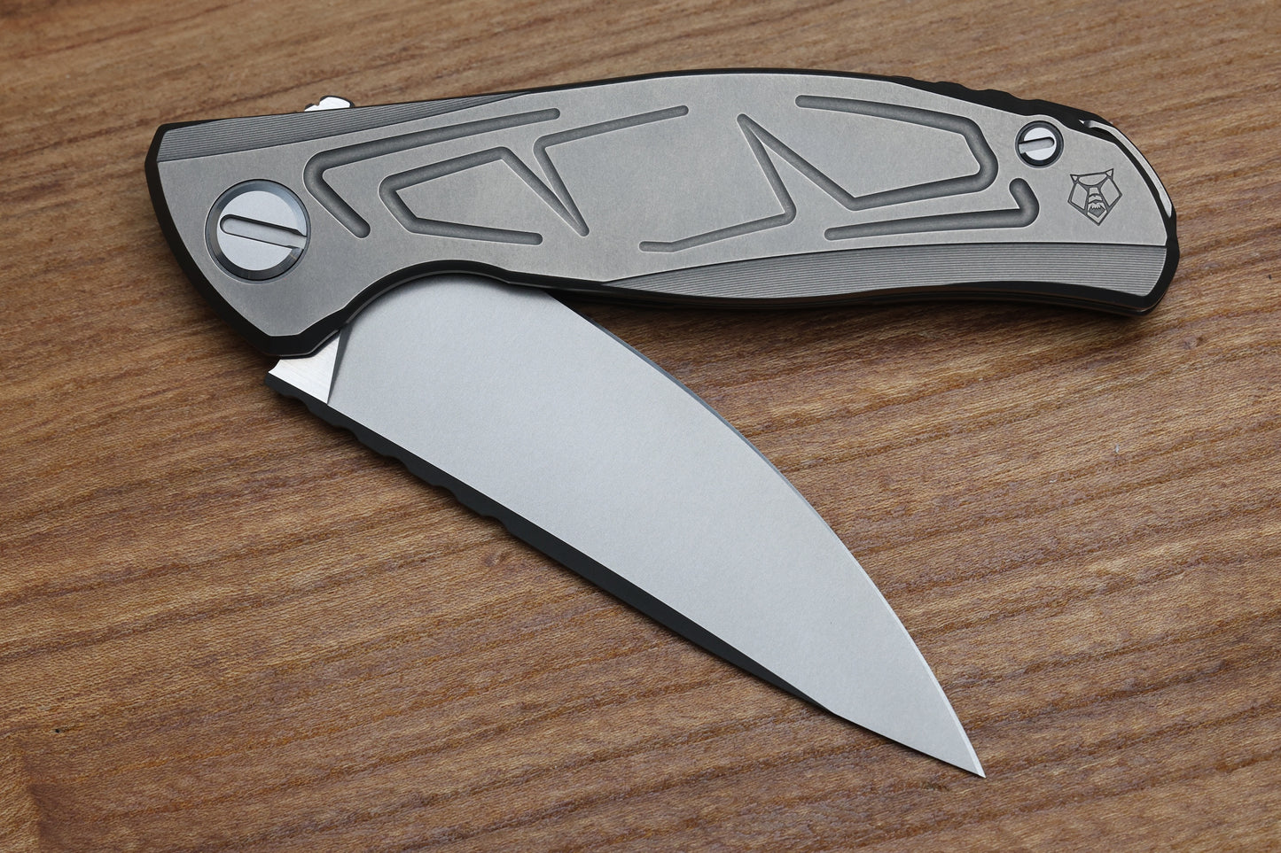 SHIROGOROV KNIVES F95 BRACES - S90V BLADE - TITANIUM HANDLE - WASHERS