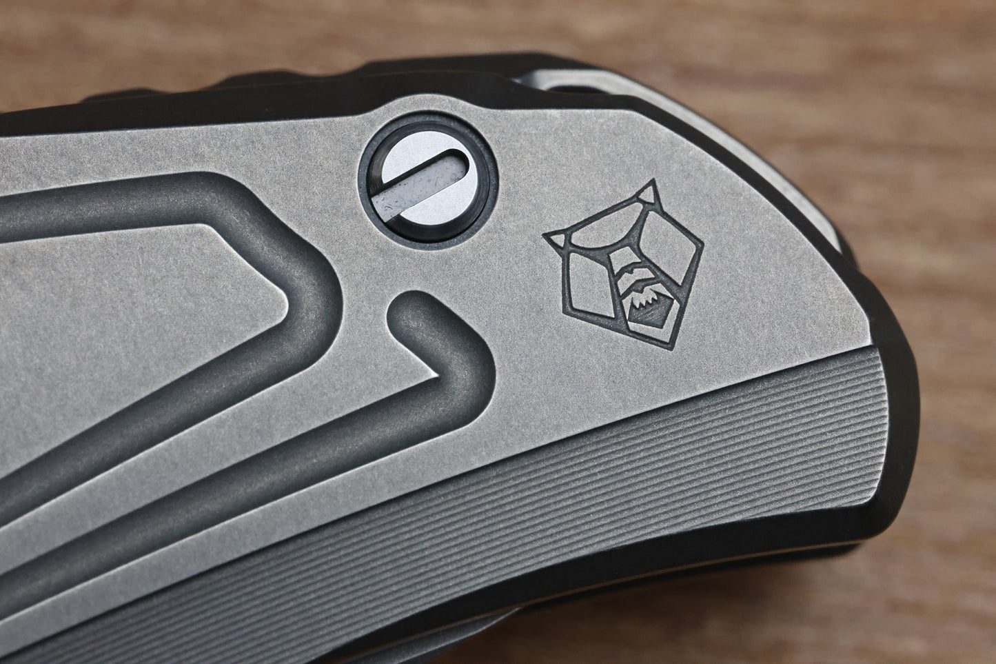 SHIROGOROV KNIVES F95 BRACES - S90V BLADE - TITANIUM HANDLE - WASHERS