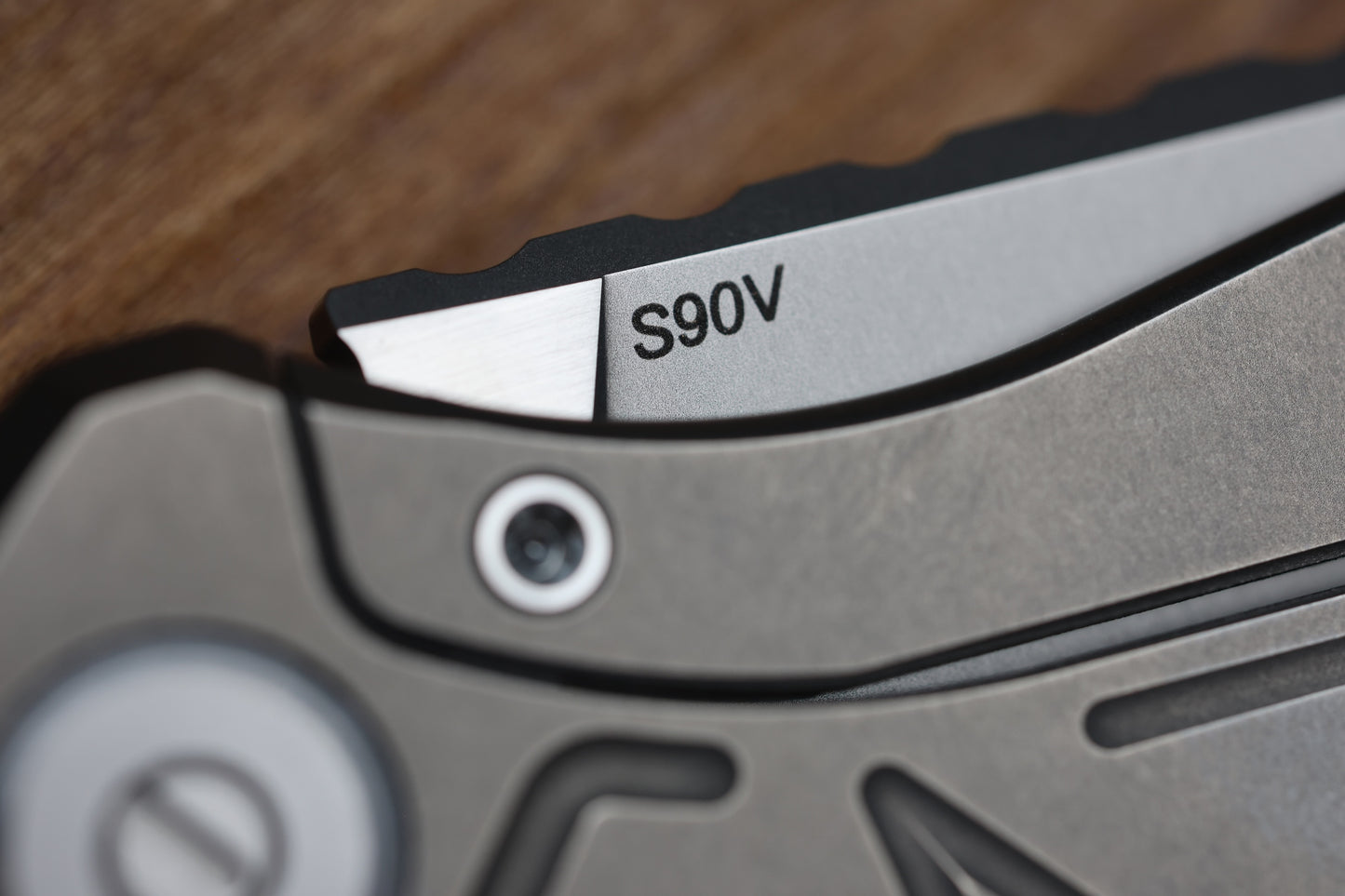 SHIROGOROV KNIVES F95 BRACES - S90V BLADE - TITANIUM HANDLE - WASHERS