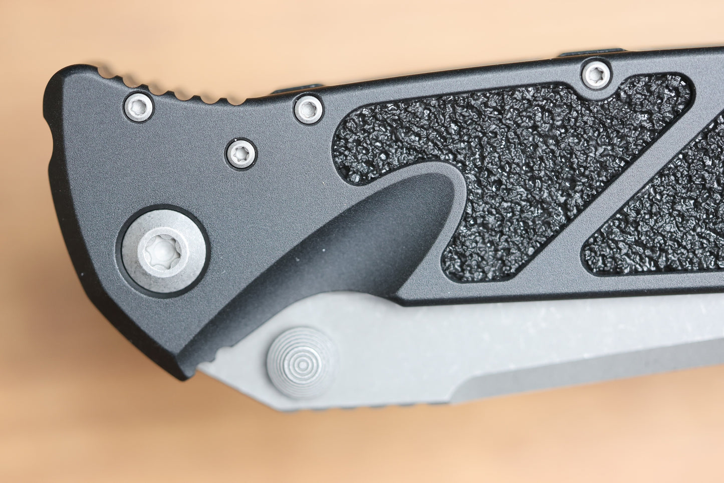 MICROTECH SOCOM ELITE WARCOM W/ BLACK HANDLES & APOCALYPTIC 259-10APS