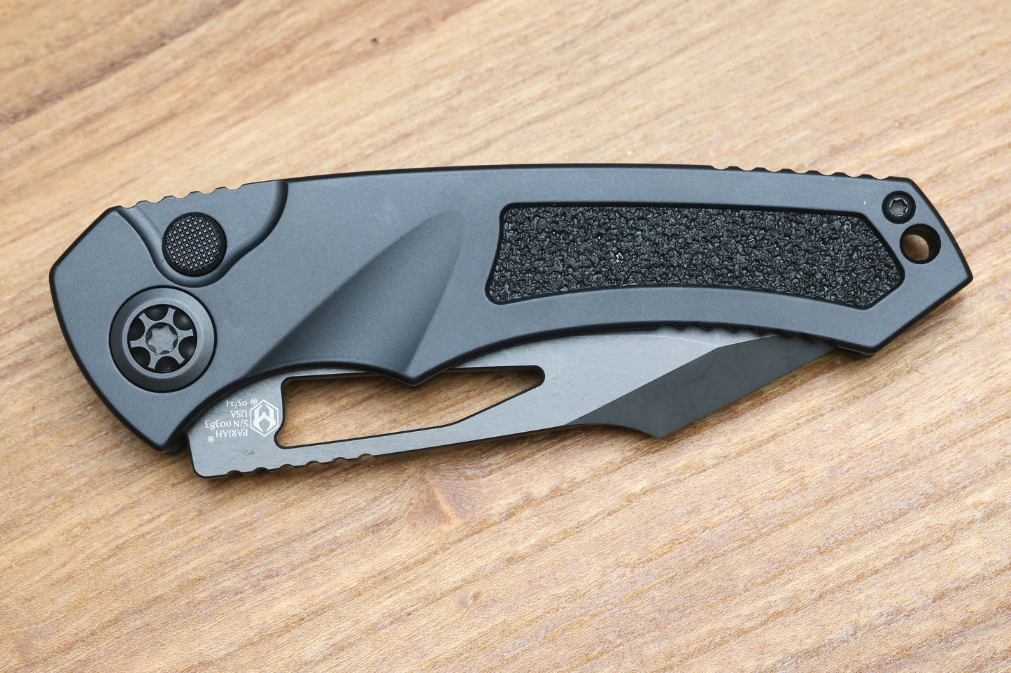 HERETIC KNIVES PARIAH MANUAL - DROP POINT DLC SERRATED TACTICAL H046-6B-T