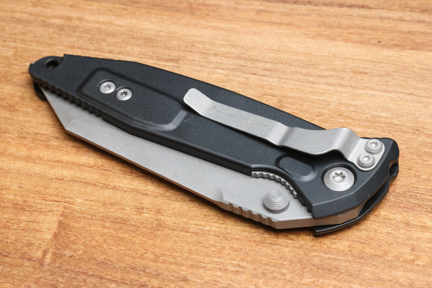 MICROTECH SOCOM ELITE WARCOM W/ BLACK HANDLES & APOCALYPTIC 259-10APS