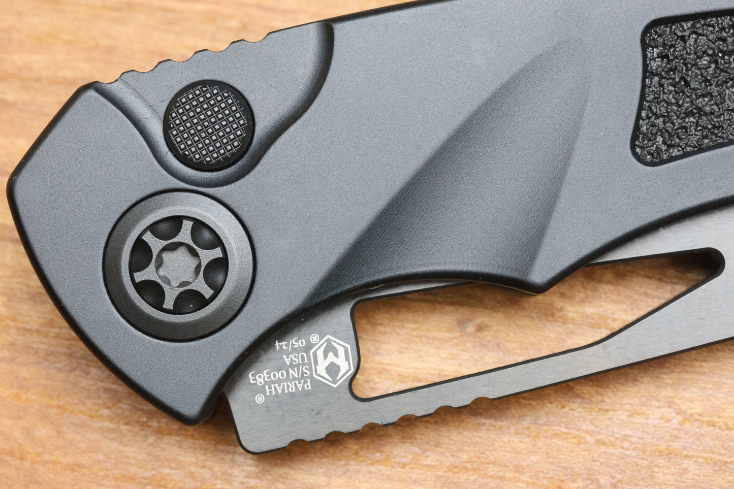 HERETIC KNIVES PARIAH MANUAL - DROP POINT DLC SERRATED TACTICAL H046-6B-T