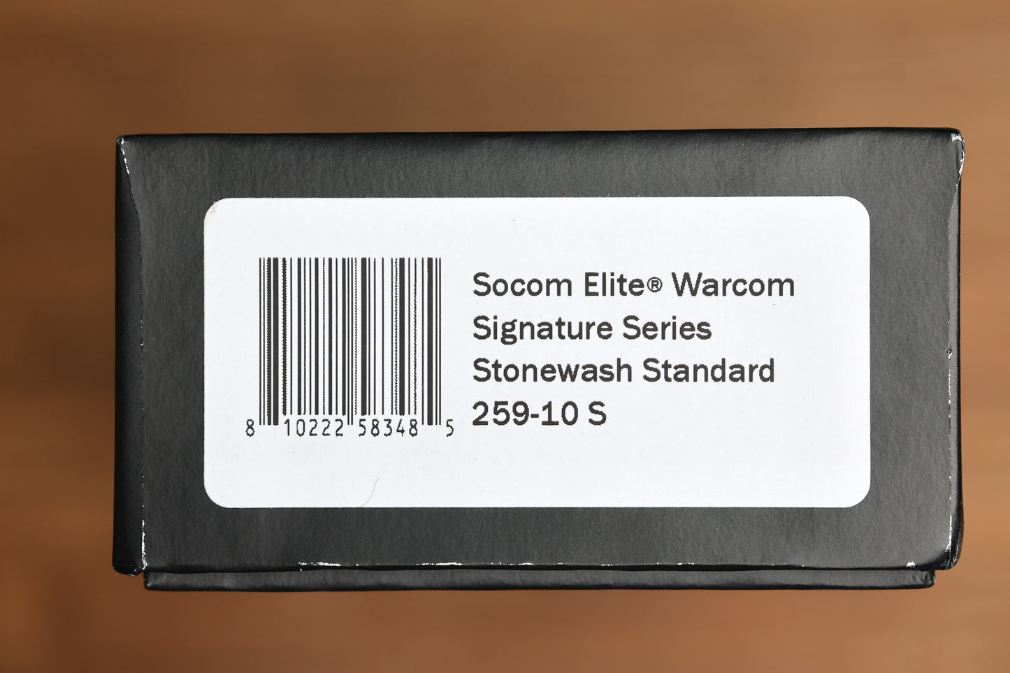 MICROTECH SOCOM ELITE WARCOM W/ BLACK HANDLES & STONEWASH 259-10S