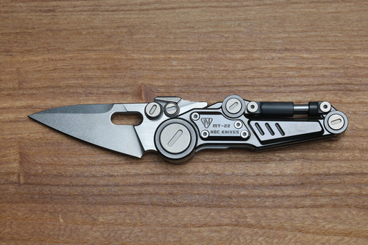 MT-22 MINI S-08 - ZIRCONIUM HANDLE - M390 BLADE