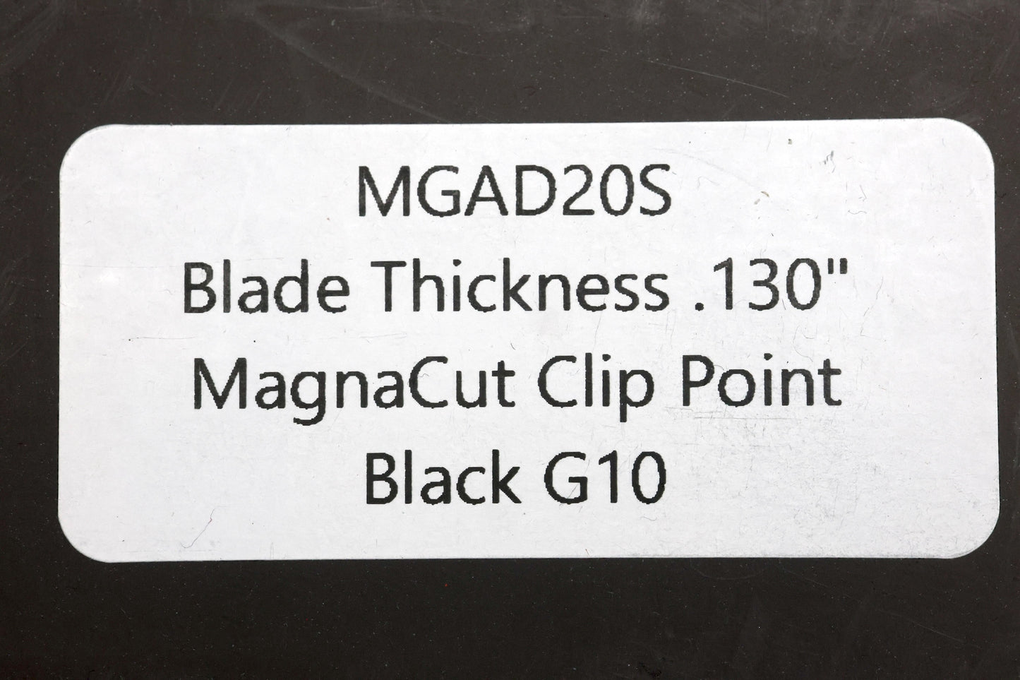 DEMKO KNIVES MG AD20S W/TEXTURED BLACK G10 HANDLES & MAGNACUT CLIP POINT BLADE