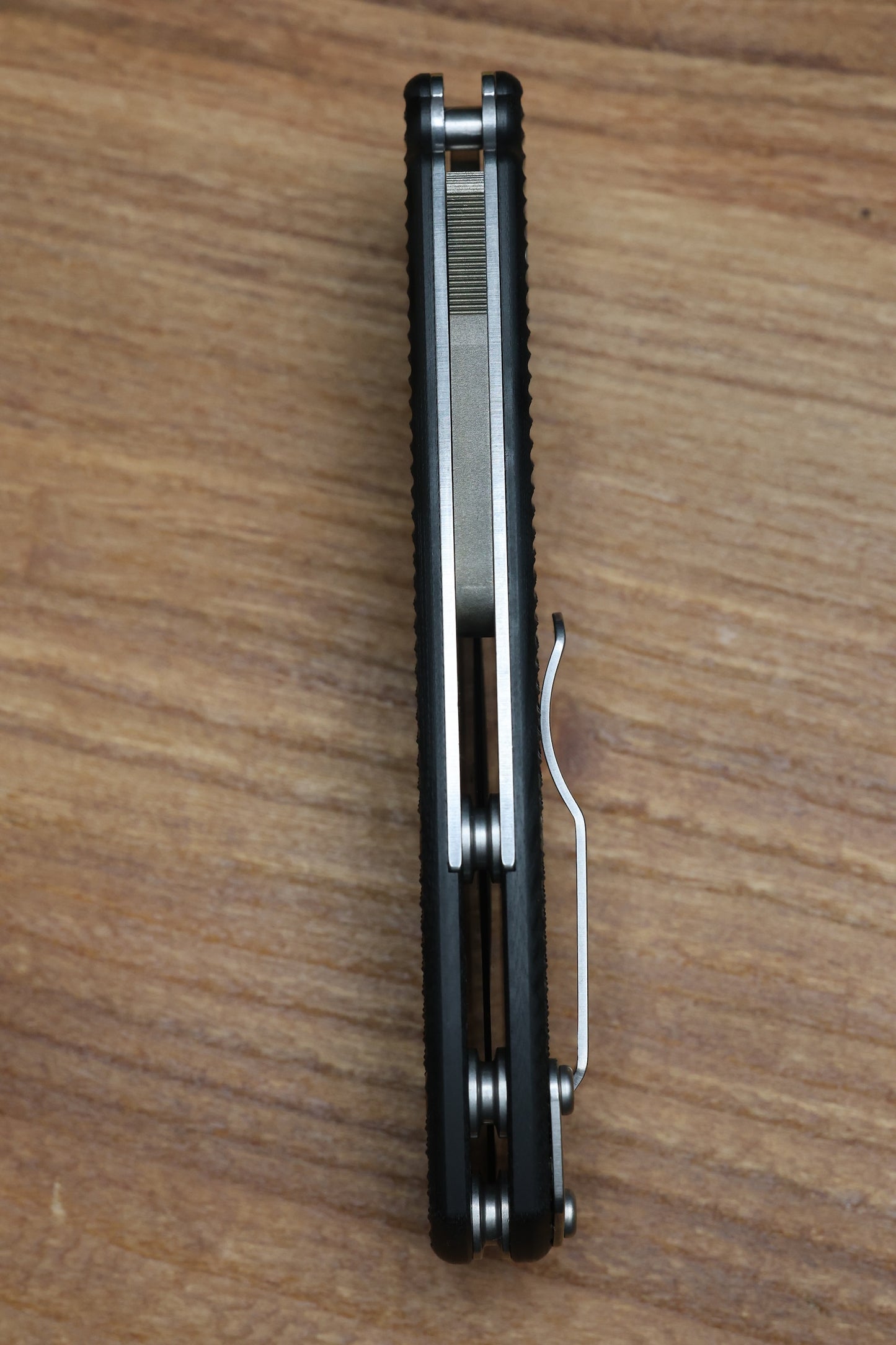 DEMKO KNIVES MG AD20S W/TEXTURED BLACK G10 HANDLES & MAGNACUT CLIP POINT BLADE