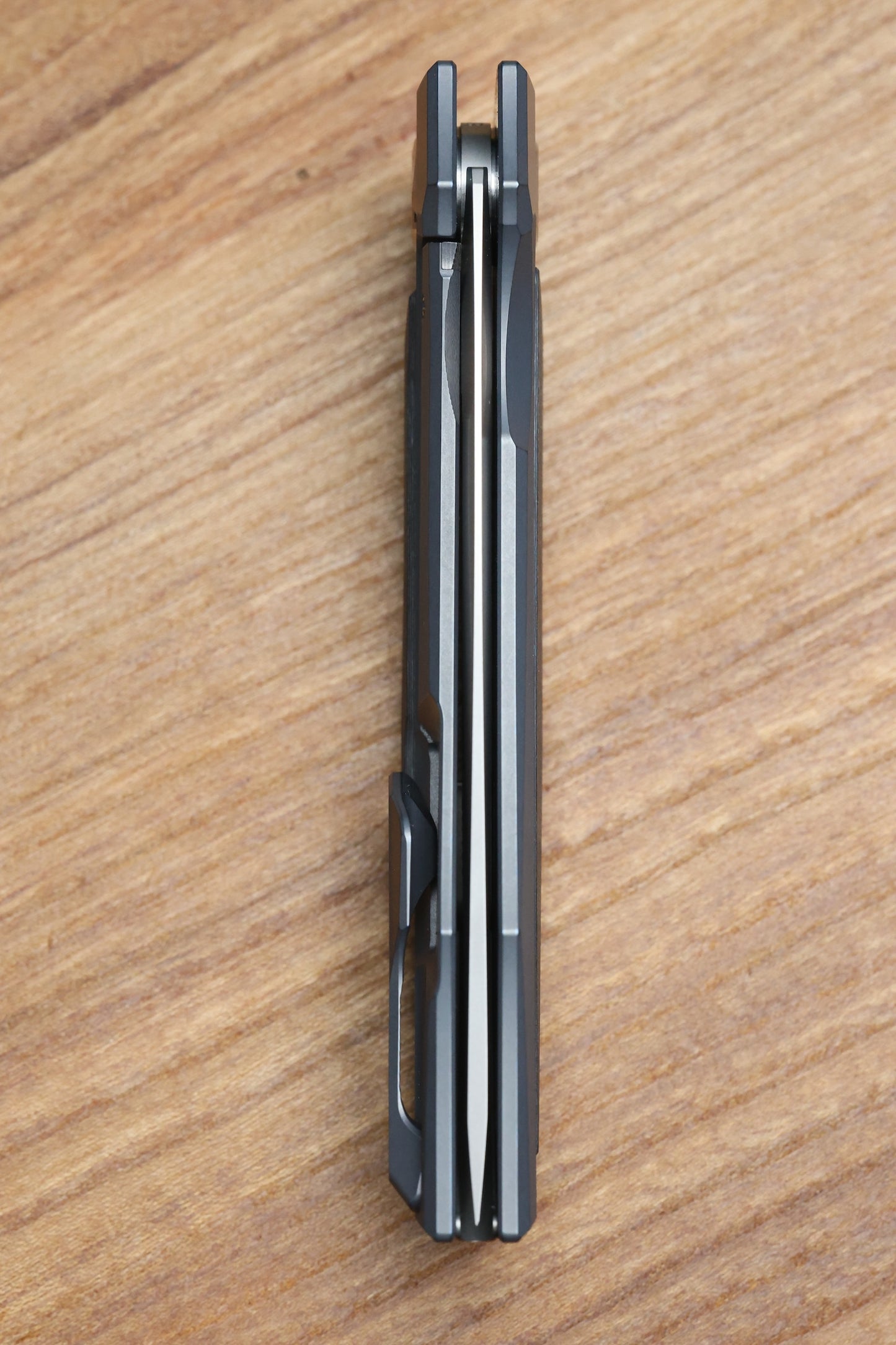 SHIROGOROV STORMY KMP (RKMP) - S90V BLADE - TITANIUM/WIND & RAIN CARBOTI HANDLE - SRRBS (CHARLES MARLOWE DESIGN)