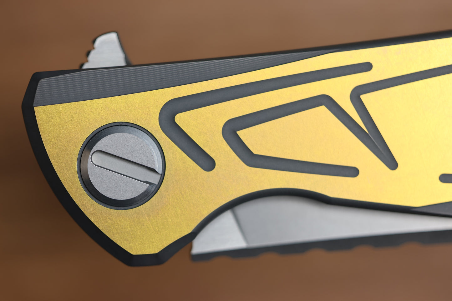 SHIROGOROV F95 BRACES GREY/YELLOW TITANIUM HANDLES & VANAX37 SPECIAL EDITION W/ ZAIKA TOOL