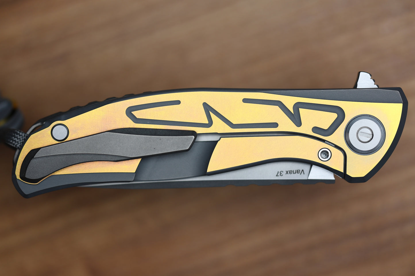SHIROGOROV F95 BRACES GREY/YELLOW TITANIUM HANDLES & VANAX37 SPECIAL EDITION W/ ZAIKA TOOL