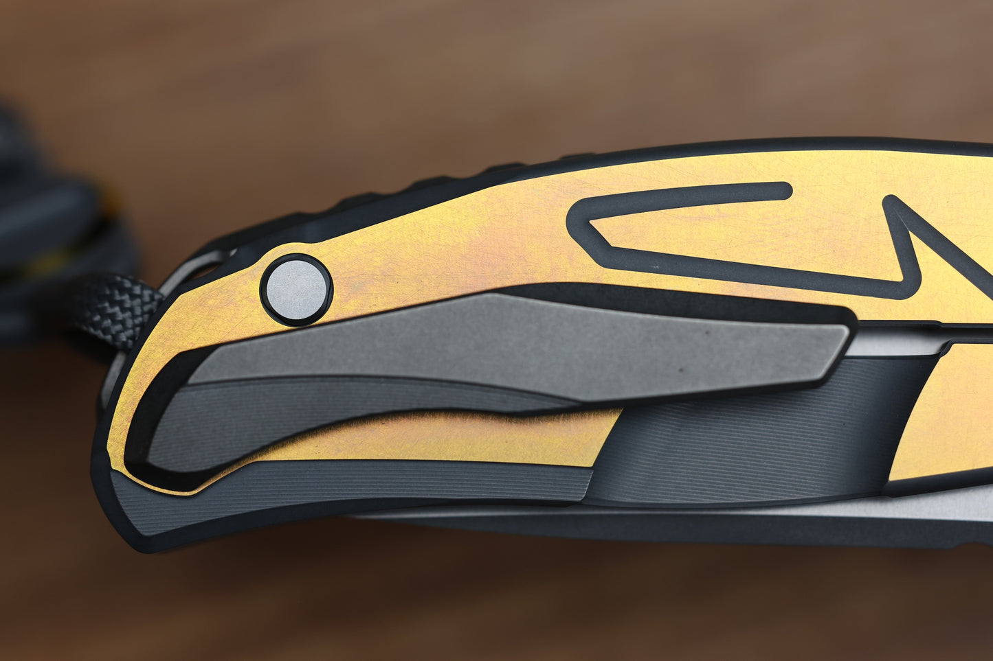 SHIROGOROV F95 BRACES GREY/YELLOW TITANIUM HANDLES & VANAX37 SPECIAL EDITION W/ ZAIKA TOOL