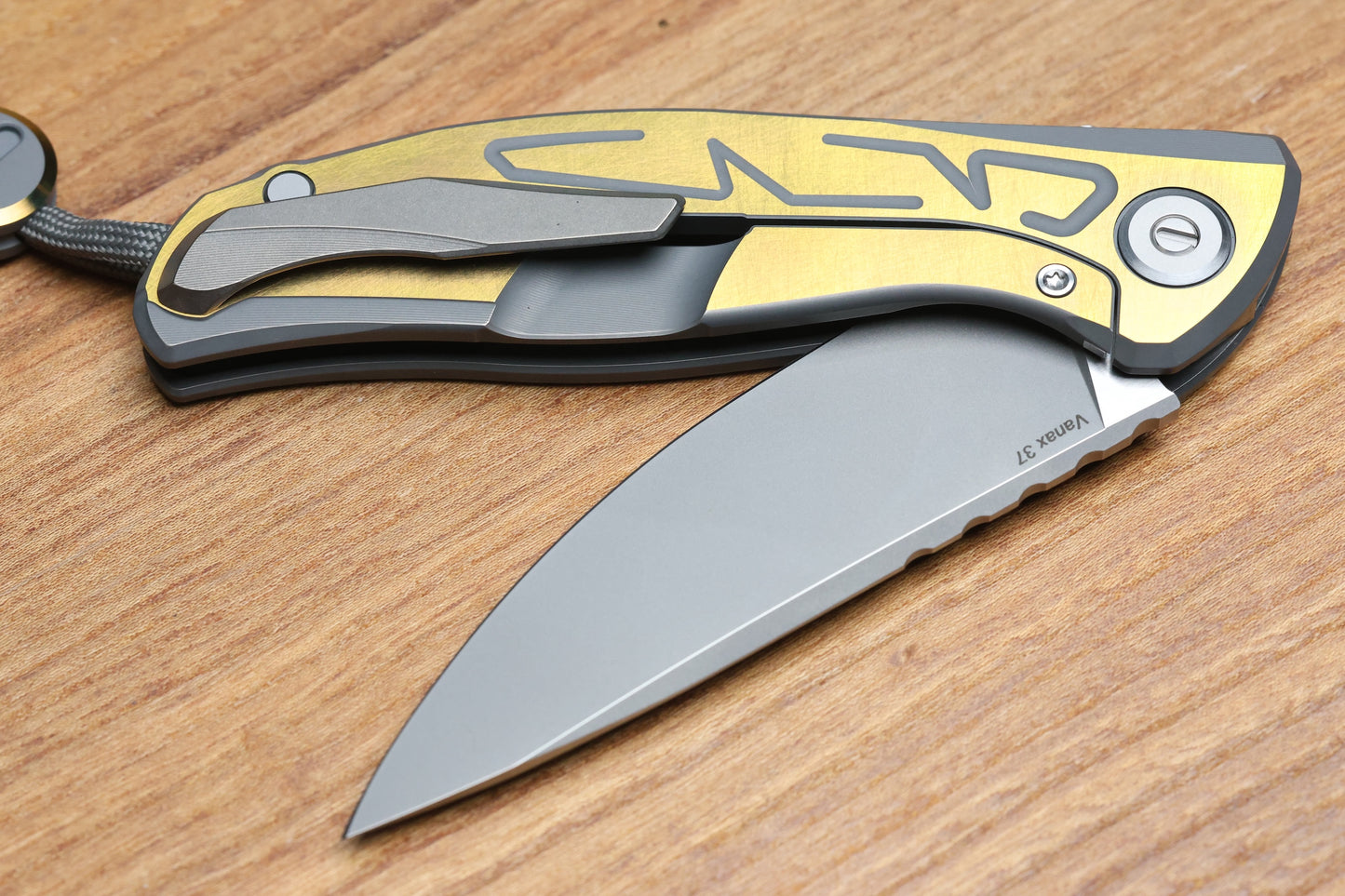 SHIROGOROV F95 BRACES GREY/YELLOW TITANIUM HANDLES & VANAX37 SPECIAL EDITION W/ ZAIKA TOOL