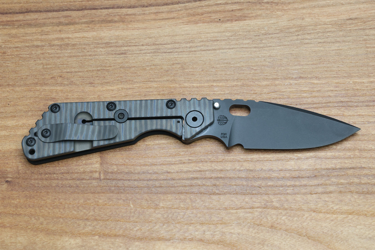 STRIDER KNIVES - SMF - FLAG PATTERN PD#1  BLADE