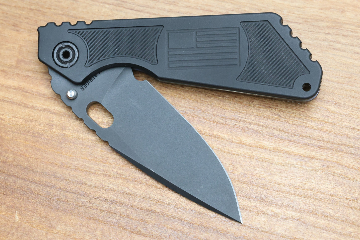 STRIDER KNIVES - SMF - FLAG PATTERN PD#1  BLADE