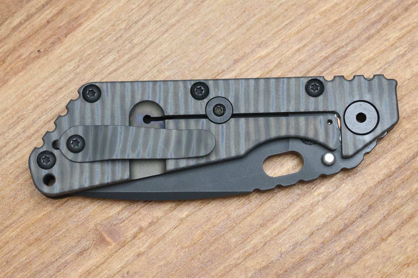 STRIDER KNIVES - SMF - FLAG PATTERN PD#1  BLADE