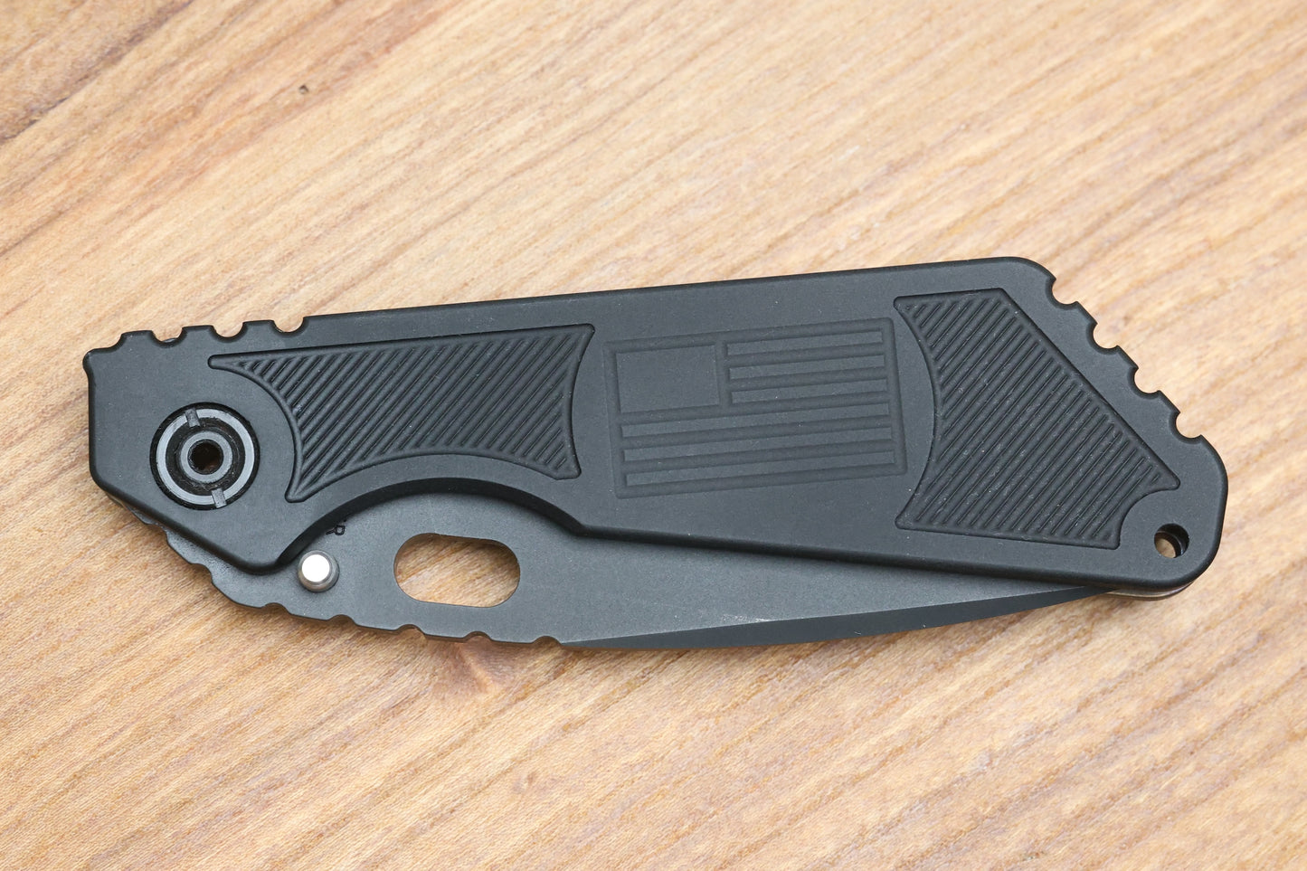 STRIDER KNIVES - SMF - FLAG PATTERN PD#1  BLADE