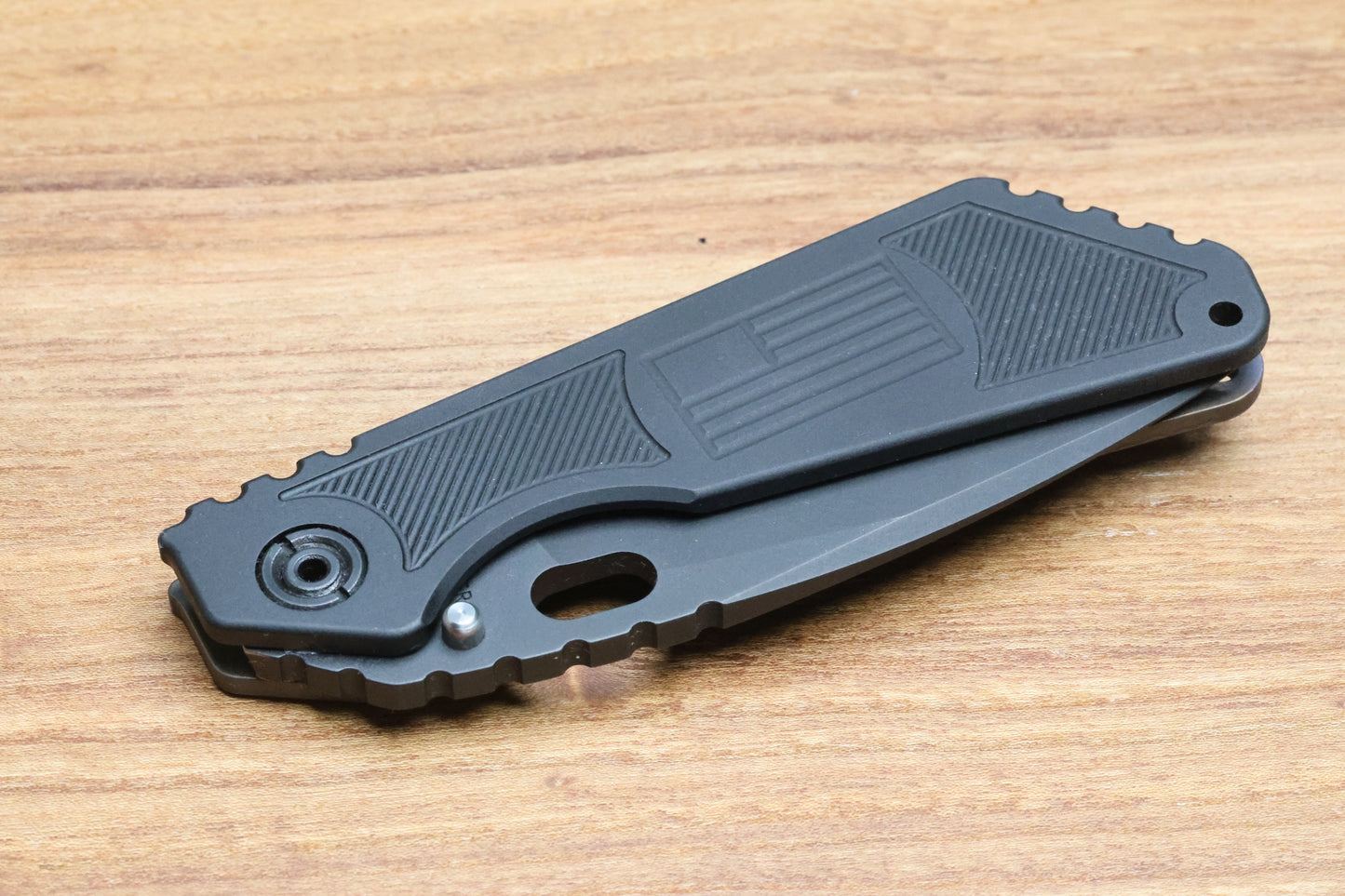 STRIDER KNIVES - SMF - FLAG PATTERN PD#1  BLADE