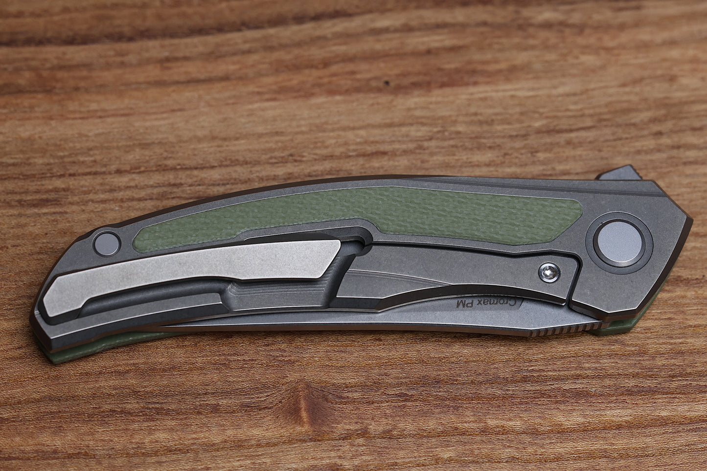 SHIROGOROV URSUS QUANTIUM – CROMAX PM BLADE – OLIVE GREEN G10 HANDLE – MRBS