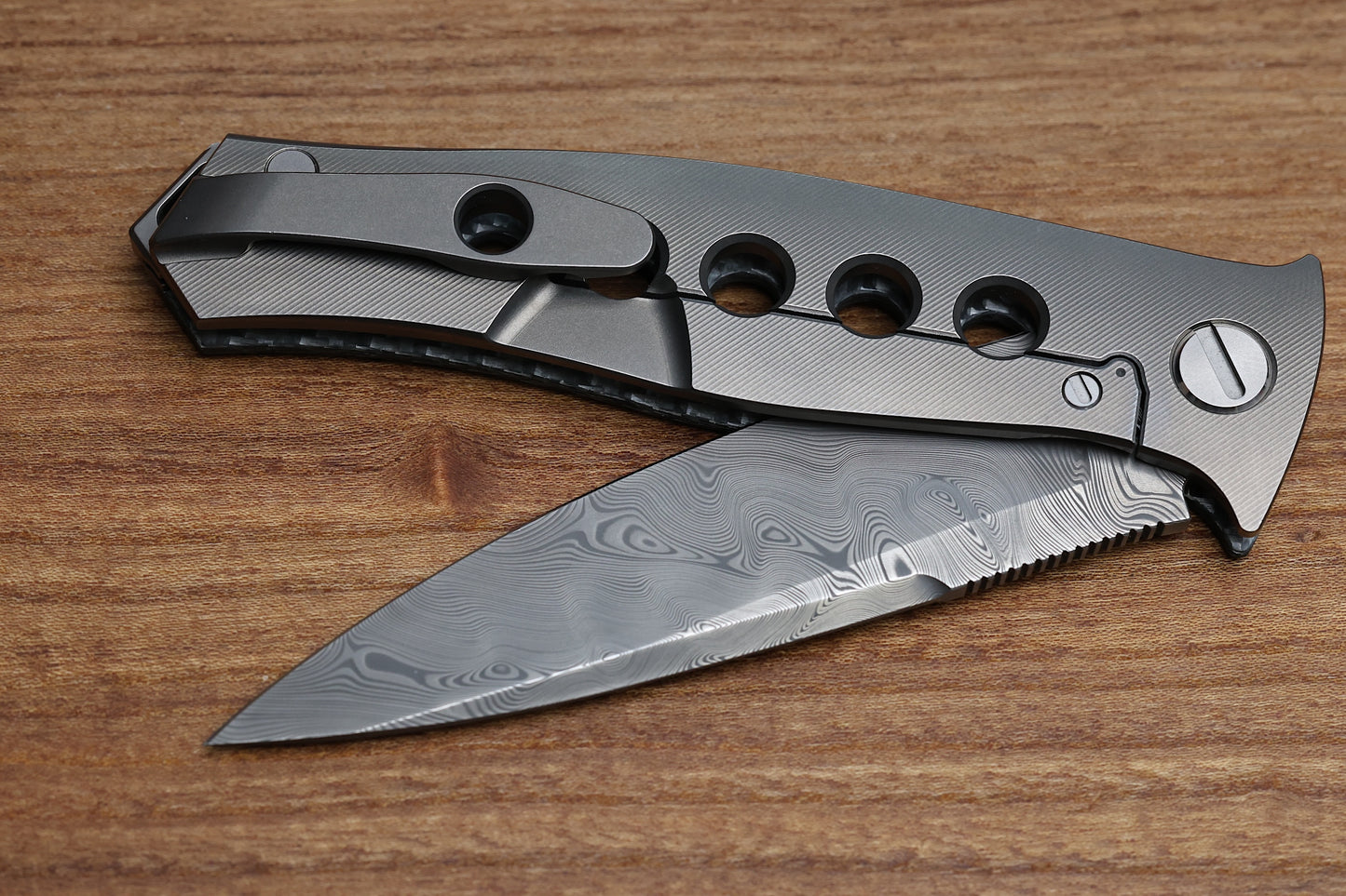 SHIROGOROV – “LIMITED EDITION” TOM MAYO DESIGN RUSSIAN DR. DEATH ARCTIC – DAMASTEEL & SILVER ALUTEX – RBS