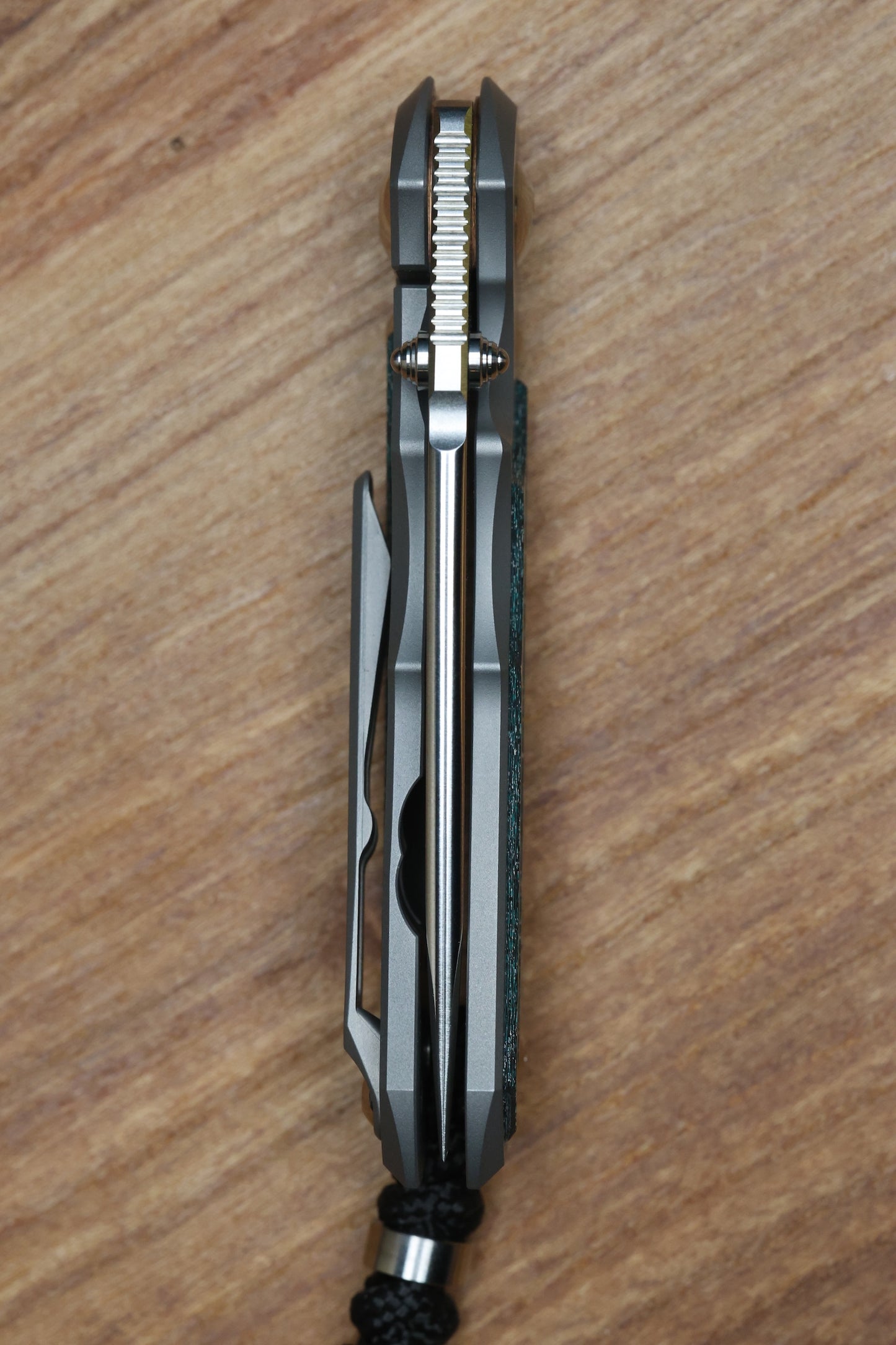 CHRIS REEVE SMALL INKOSI - TEAL MAGNETIC CARBOTI INLAY - DROP POINT CPM MAGNACUT BLADE - MIM CLIP