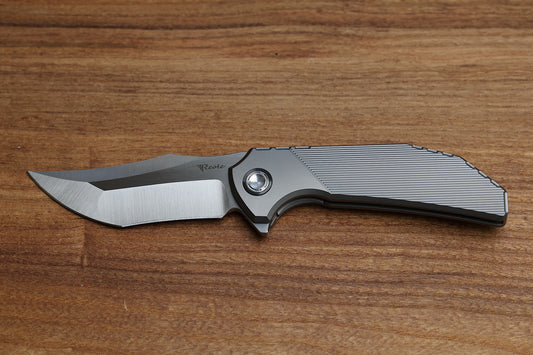 REATE / ALVIN LEE'S TIGER STRIPE PATTERN FULL TITANIUM