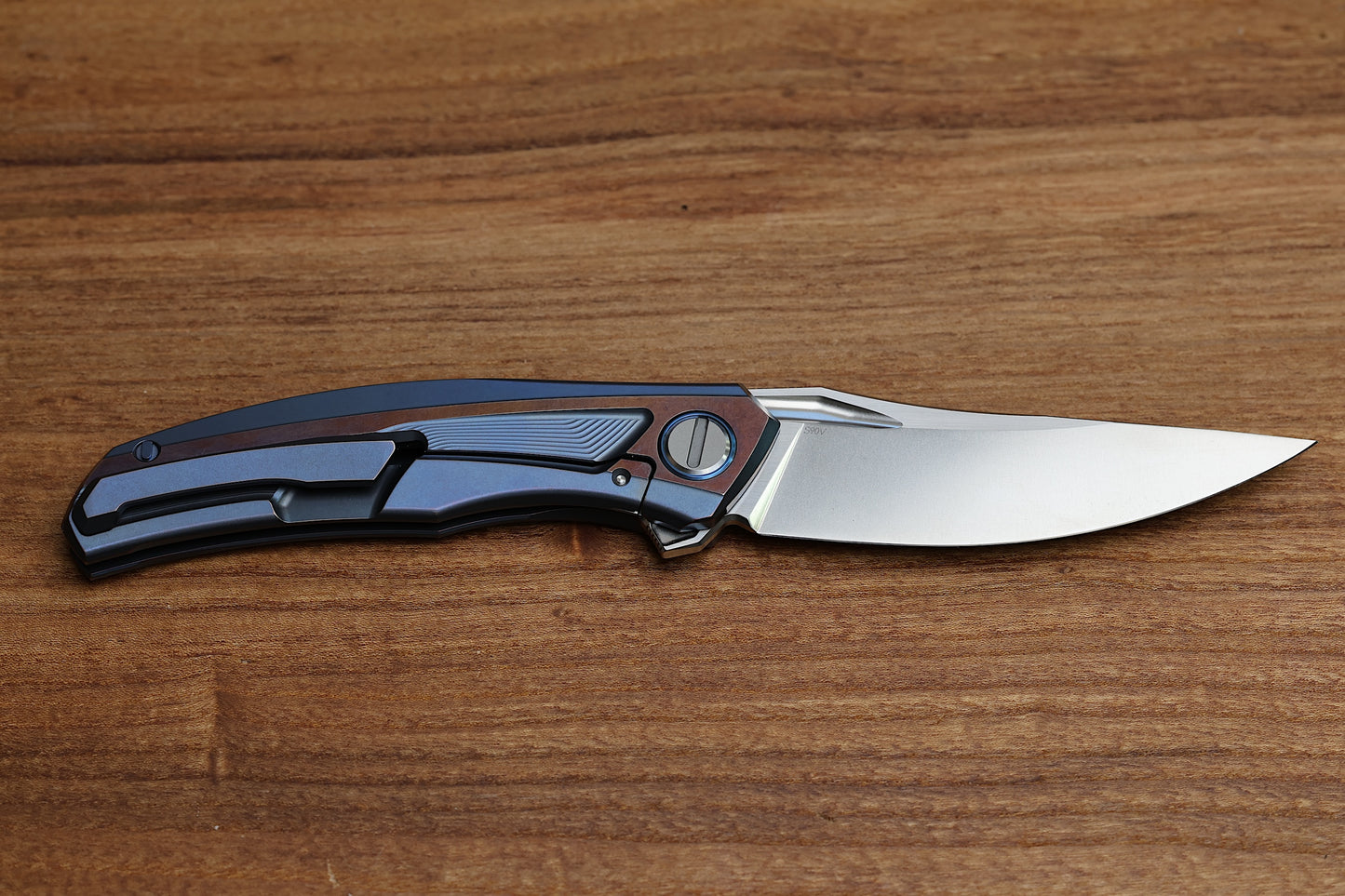 SHIROGOROV QUANTUM BLUE CUSTOM DIVISION S90V BLADE