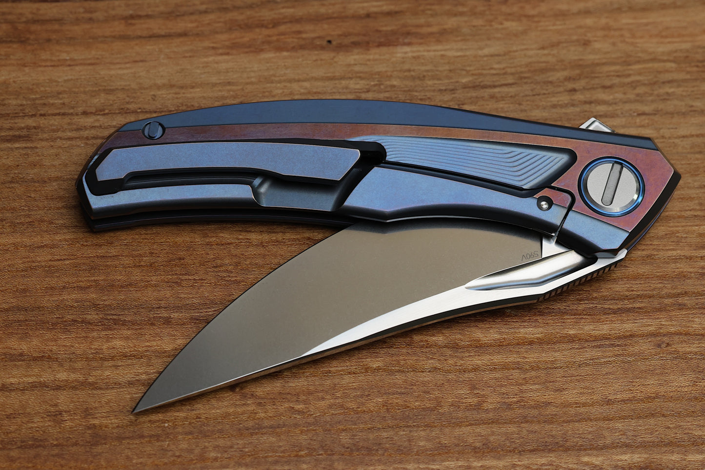 SHIROGOROV QUANTUM BLUE CUSTOM DIVISION S90V BLADE