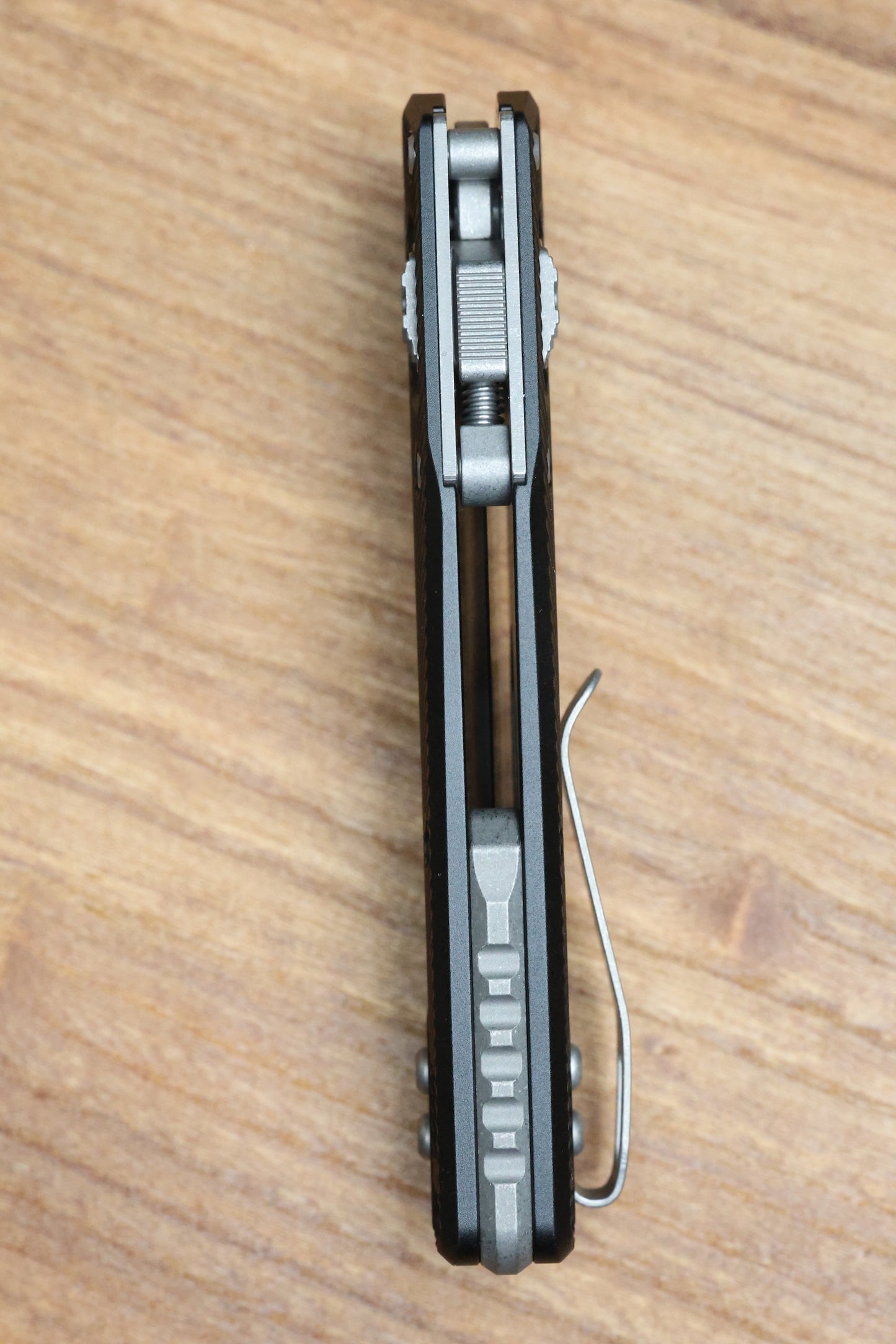 MICROTECH MSI RAM LOK MINI BLACK FLUTED ALUMINUM HANDLES W/ APOCALYPTIC M390MK 210M-10APFL