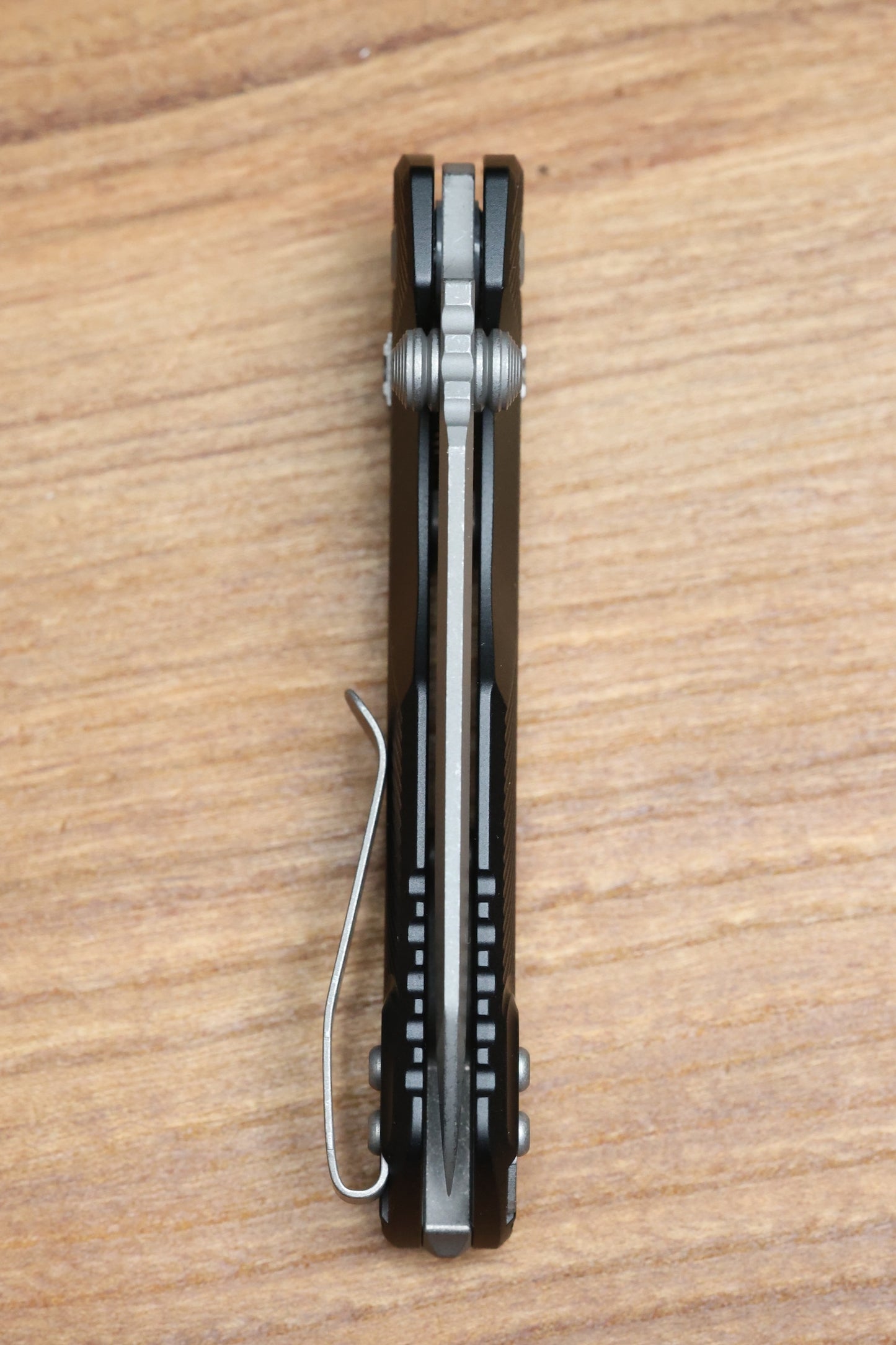 MICROTECH MSI RAM LOK MINI BLACK FLUTED ALUMINUM HANDLES W/ APOCALYPTIC M390MK 210M-10APFL