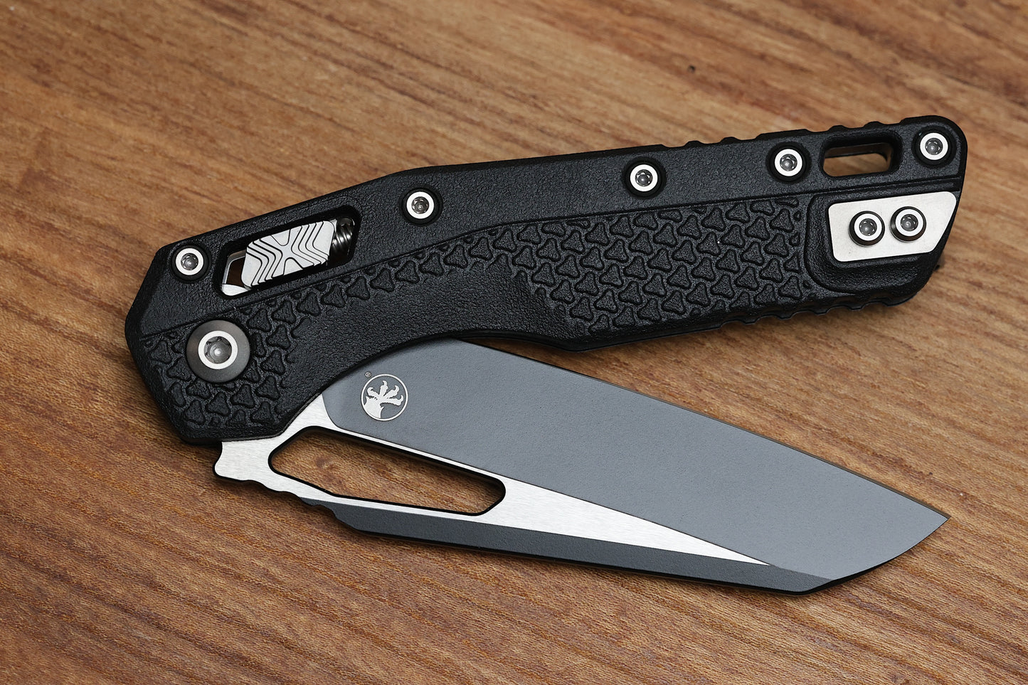 MICROTECH KNIVES MSI RAM LOK BLACK POLYMER & BLACK M390MK 210T-1 PMBK