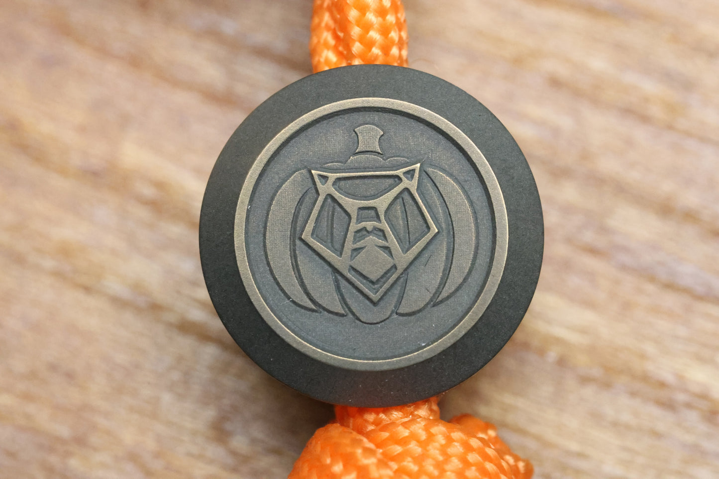 SHIROGOROV KNIVES QUANTIUM HALLOWEEN EDITION - CROMAX PM BLADE - TITANIUM/"HALLOWEEN" TECHNOCARBO W/ LUMINOFOR HANDLE - MRBS