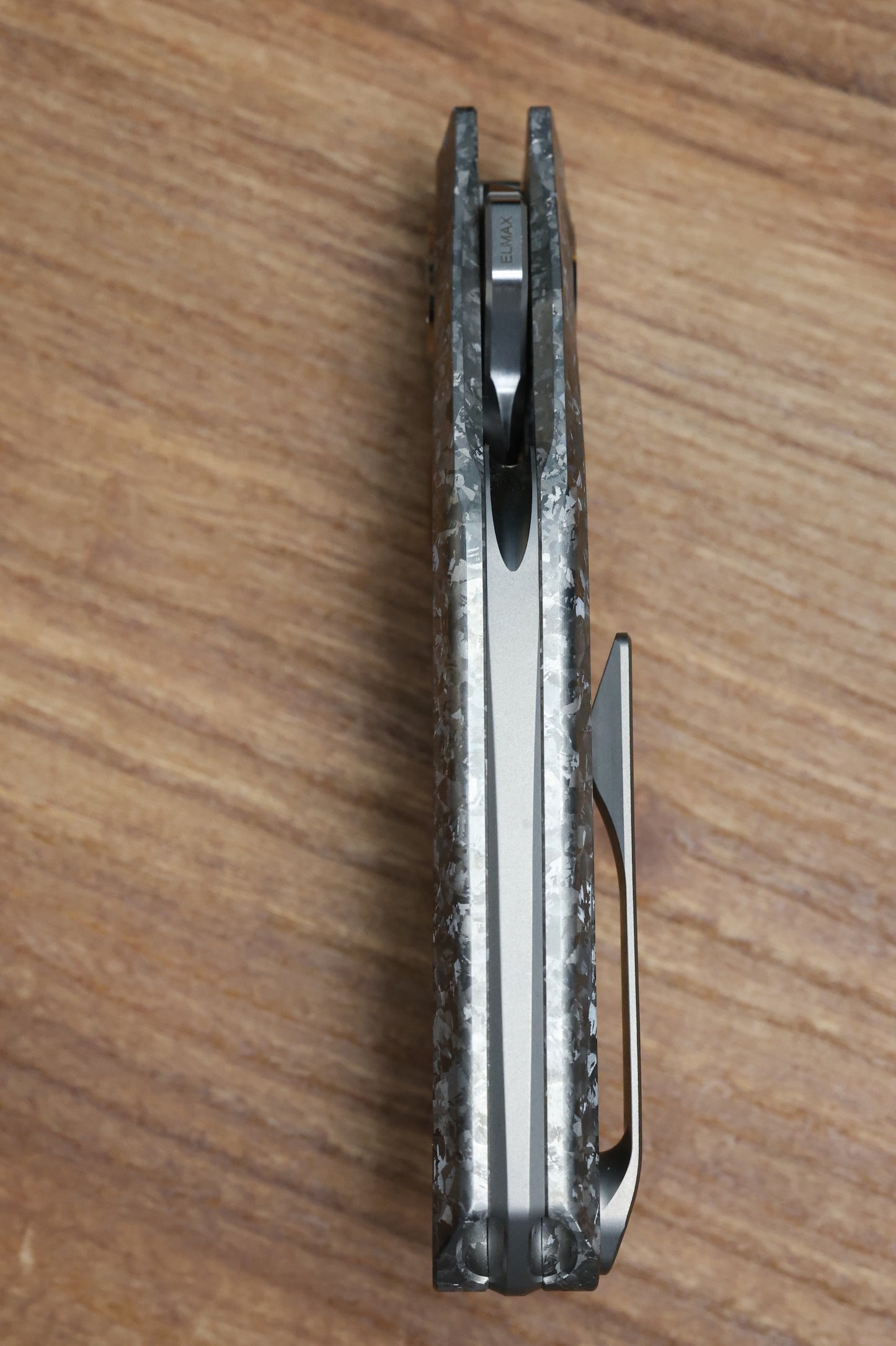REATE KNIVES VK-FROK CRYSTAL TITANIUM HANDLE W/ HAND RUBBED ELMAX