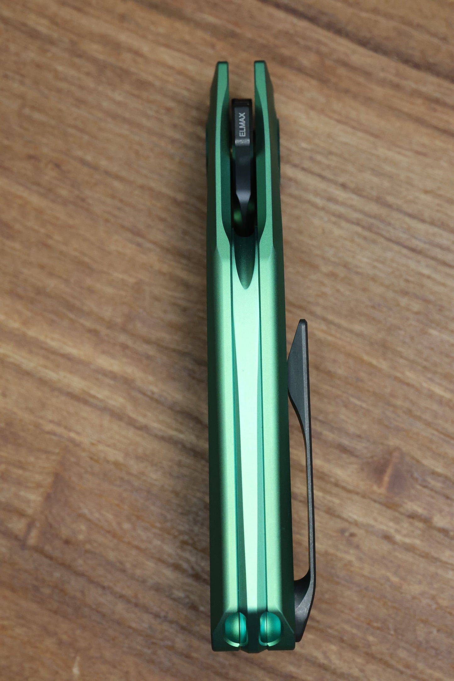 REATE KNIVES VK-FROK GREEN TITANIUM HANDLE DLC ELMAX BLADE