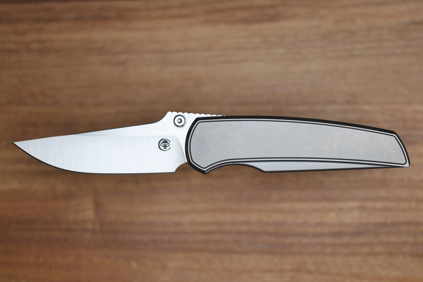CHAVES KNIVES JAKE MCCOY DISCIPLE STREET STONEWASH TITANIUM INTEGRAL HANDLE & BELT FINISH M390