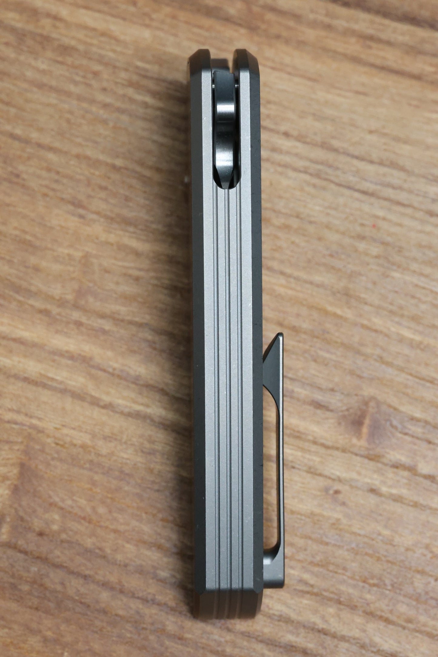CHAVES KNIVES JAKE MCCOY DISCIPLE STREET STONEWASH TITANIUM INTEGRAL HANDLE & BELT FINISH M390