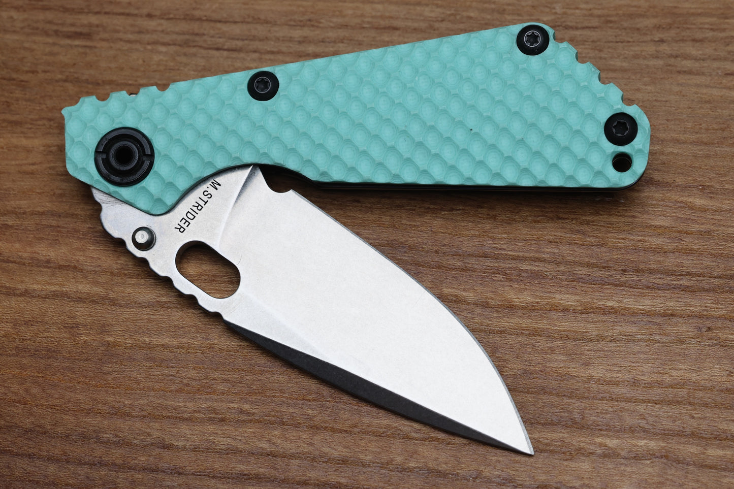 MICK STRIDER SNG TIFFANY BLUE DGG DOUBLE GUNNER GRIP W/ S30V