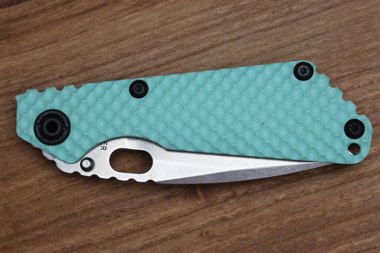 MICK STRIDER SNG TIFFANY BLUE DGG DOUBLE GUNNER GRIP W/ S30V