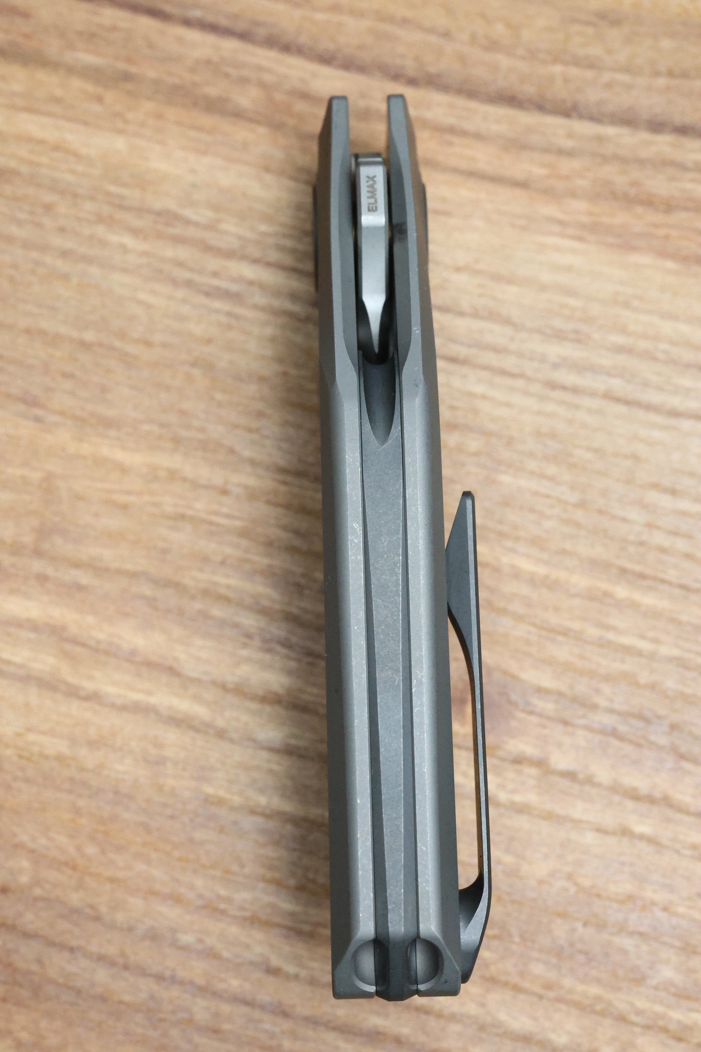 REATE KNIVES VK-FROK DARK WASHED TITANIUM HANDLE W/ DAWK WASHED ELMAX BLADE