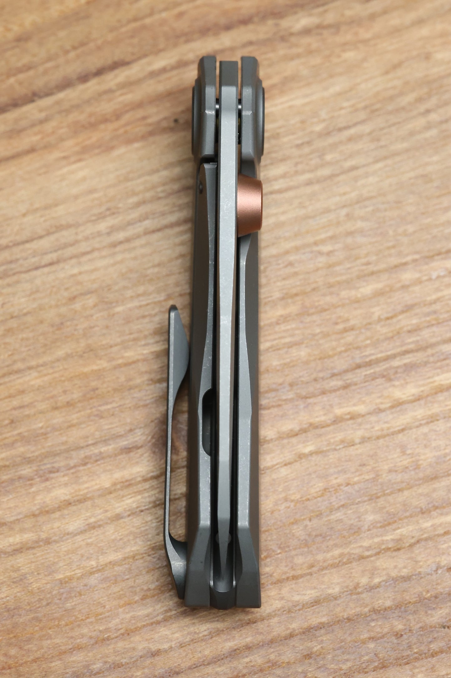 REATE KNIVES VK-FROK DARK WASHED TITANIUM HANDLE W/ DAWK WASHED ELMAX BLADE